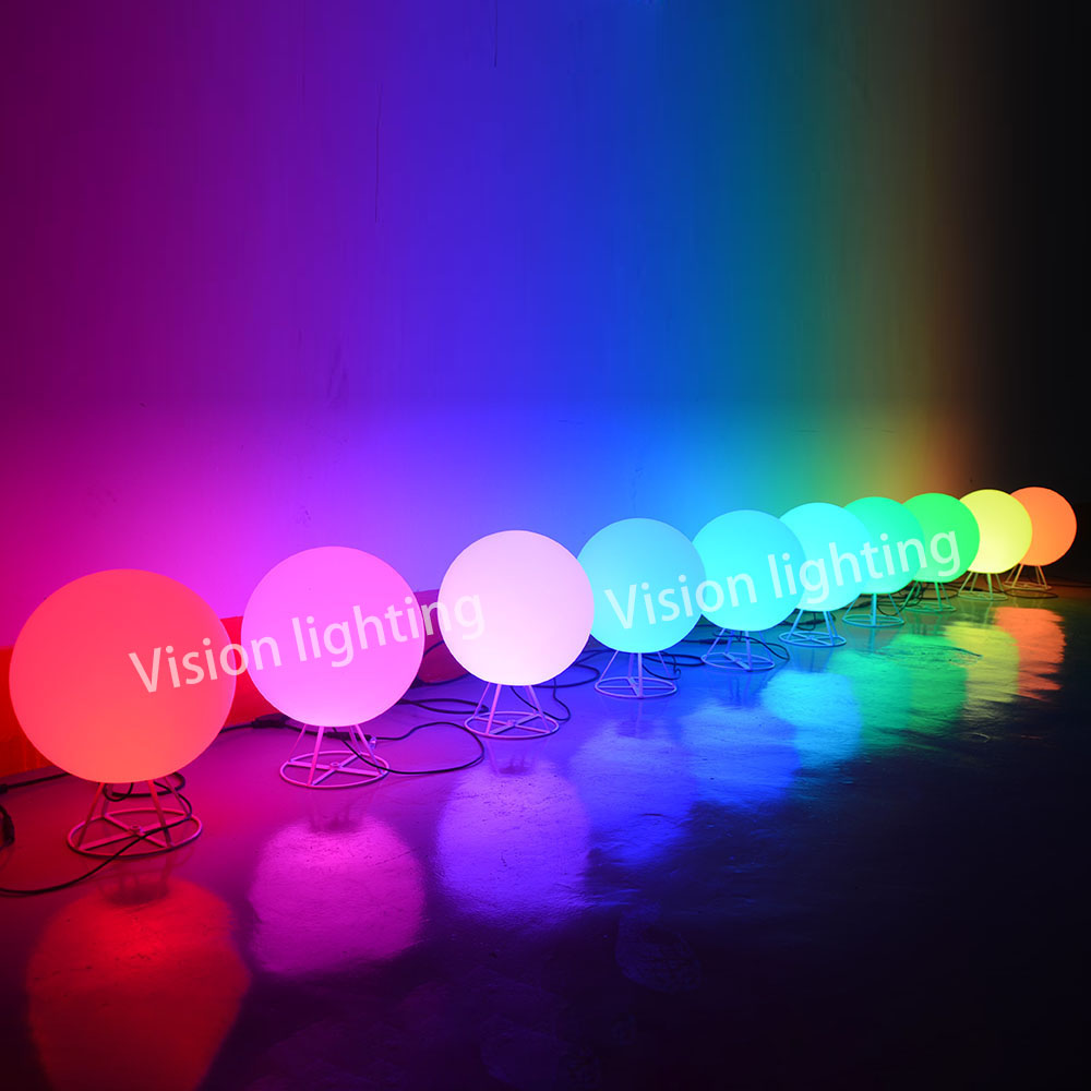 Guirlande lumineuse LED 3D IP65, décoration de noël, usage extérieur, paysage, haute qualité, programmable, TTL RGB, boule