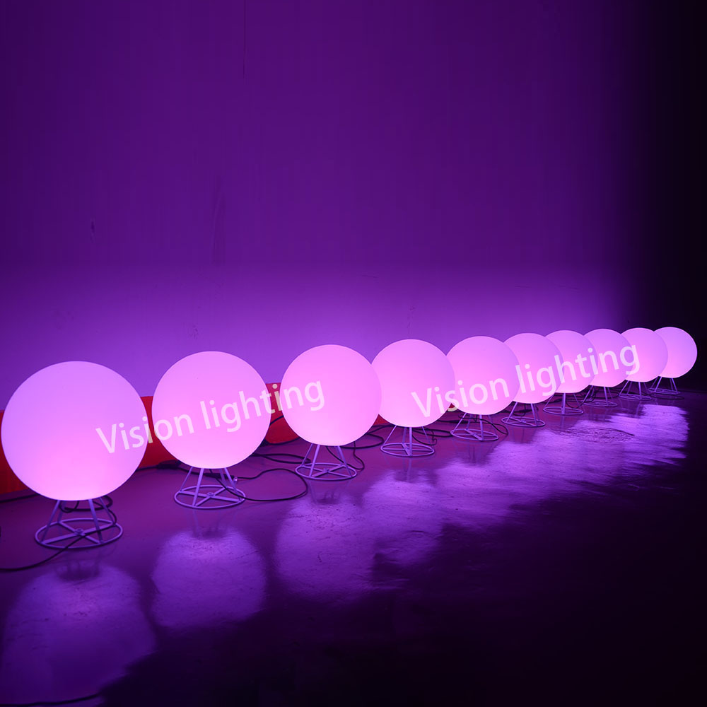 Guirlande lumineuse LED 3D IP65, décoration de noël, usage extérieur, paysage, haute qualité, programmable, TTL RGB, boule