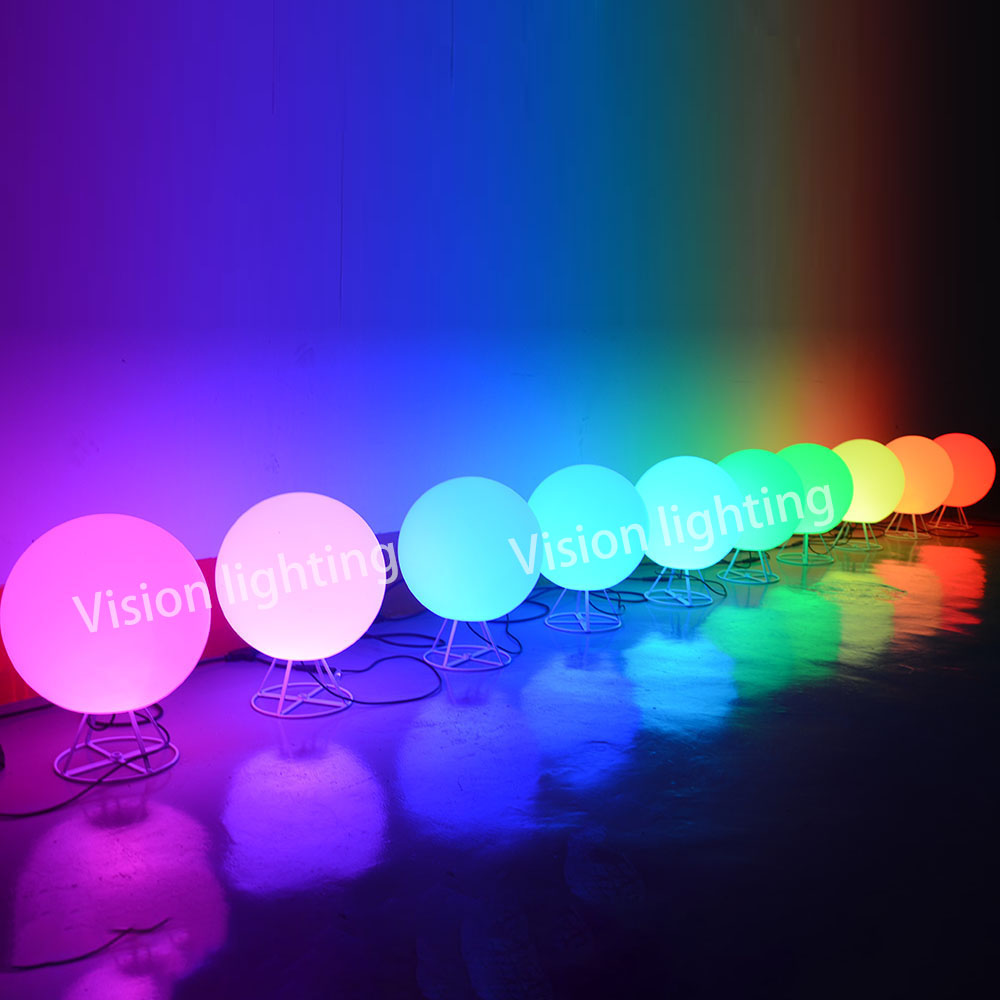 Guirlande lumineuse LED 3D IP65, décoration de noël, usage extérieur, paysage, haute qualité, programmable, TTL RGB, boule