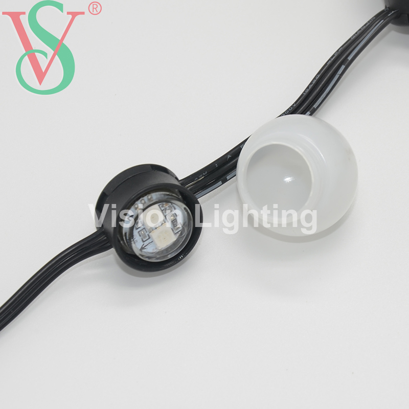 Programmable WS2811 TTL pixels LED RVB Décoration de Noël IP65 Guirlande lumineuse extérieure