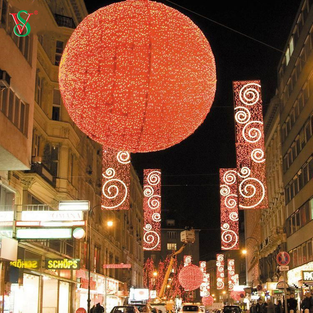 Grande lumière commerciale diplômée de motif de LED de décoration de Noël de personnalisation de projet