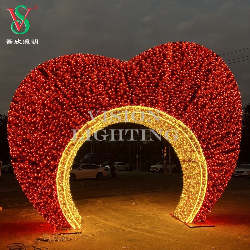 NAVIDAD LUCES OUTDOOR TUNNEL DE LED LED ÉCLAINEMENT DE DÉCORTION DU MOTIF ARCHILLE LET