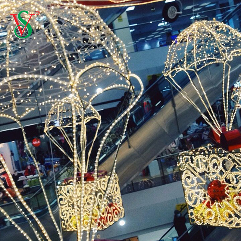 Décoration spéciale de Noël LED 3D Hot Air Balloon Motif Light