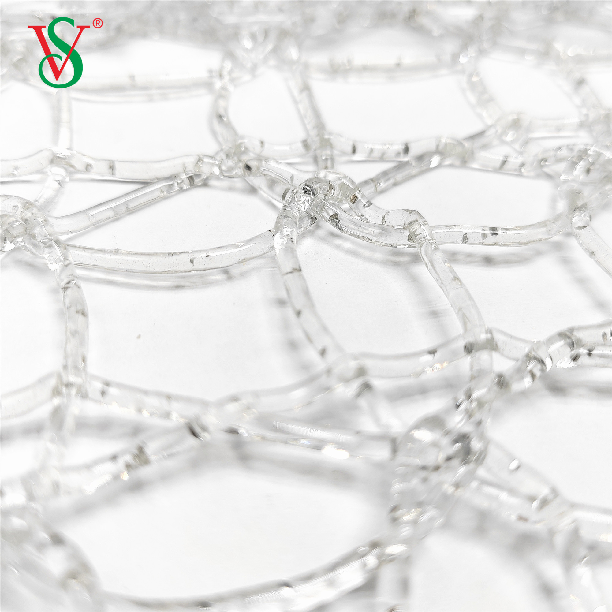 Tapis net en maille en PVC pour les lumières du motif faisant une décoration de Noël