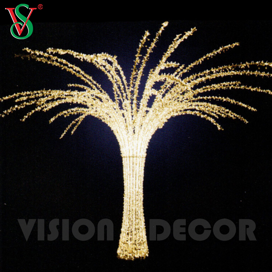 Lumière de noël décorative blanche, brindille, motif 3D, branche d'arbre avec guirlande Led