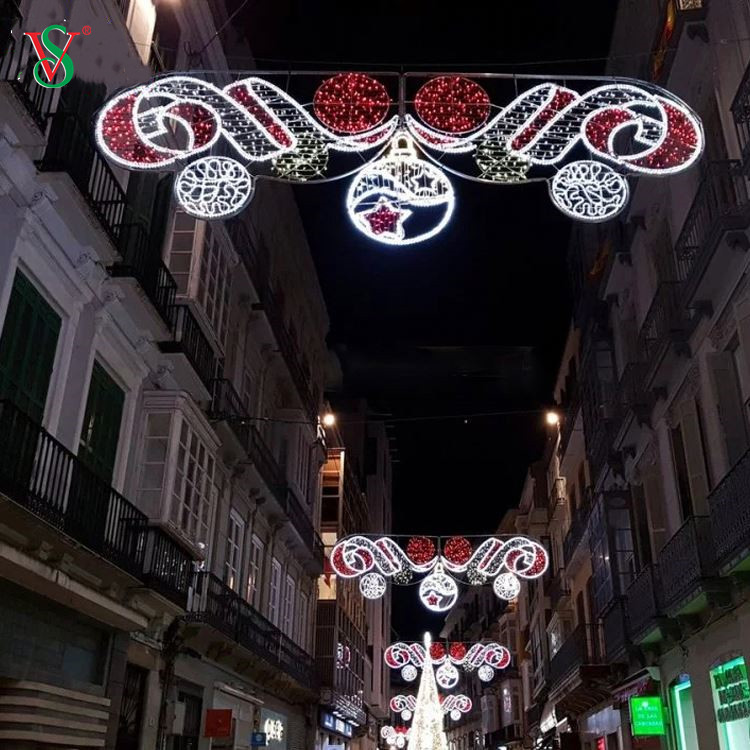Grande lumière extérieure pré allumée de motif de rue 2D pour la décoration commerciale de rue