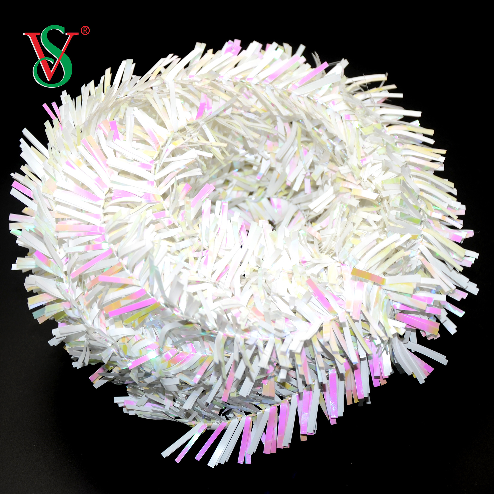 Décoration de motif de Noël pour la maison en guirlande de guirlandes de matériel pour animaux de compagnie