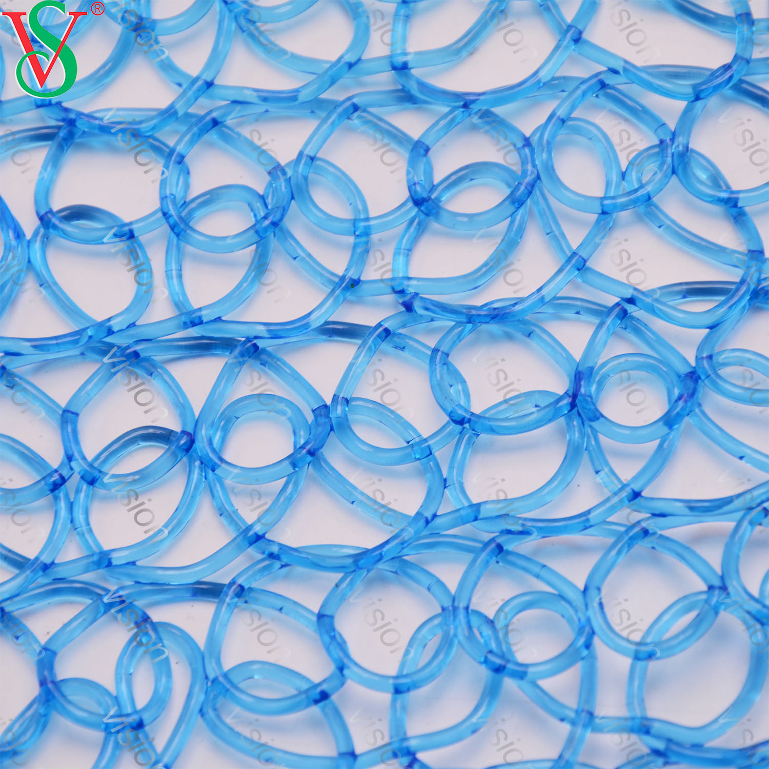 Utilisation en extérieur Résistance aux UV de haute qualité Ventes chaudes Matériel de décoration Filet en maille PVC pour la lumière de Noël