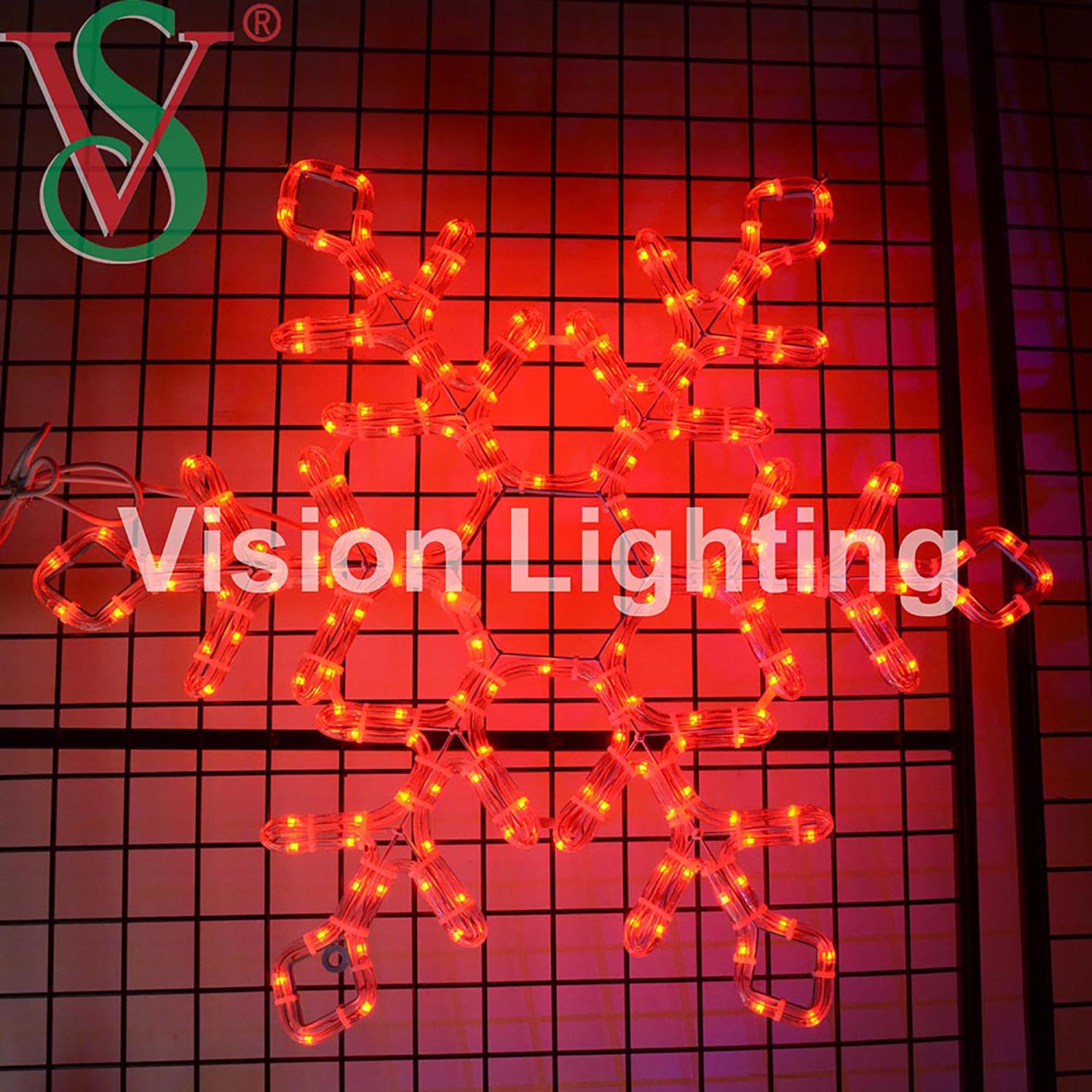 Extérieur pixel 2D Sculpture led paysage programmable décoration flocon de neige noël rvb motif lumière