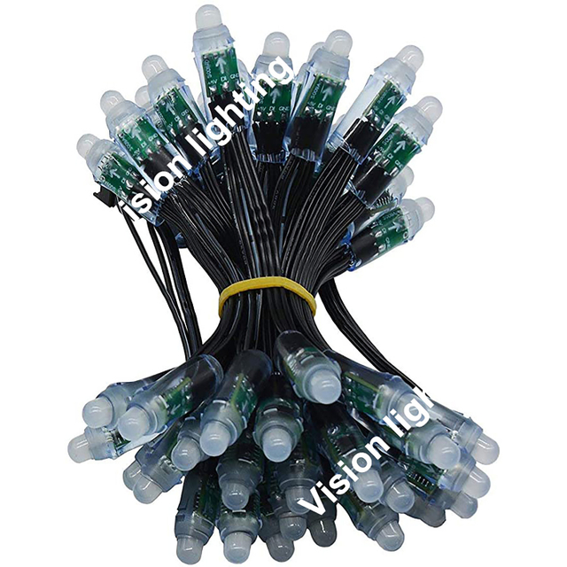 Décoration de Noël WS2811 Module led programmable pixels guirlande lumineuse RVB décorative pour une utilisation en extérieur