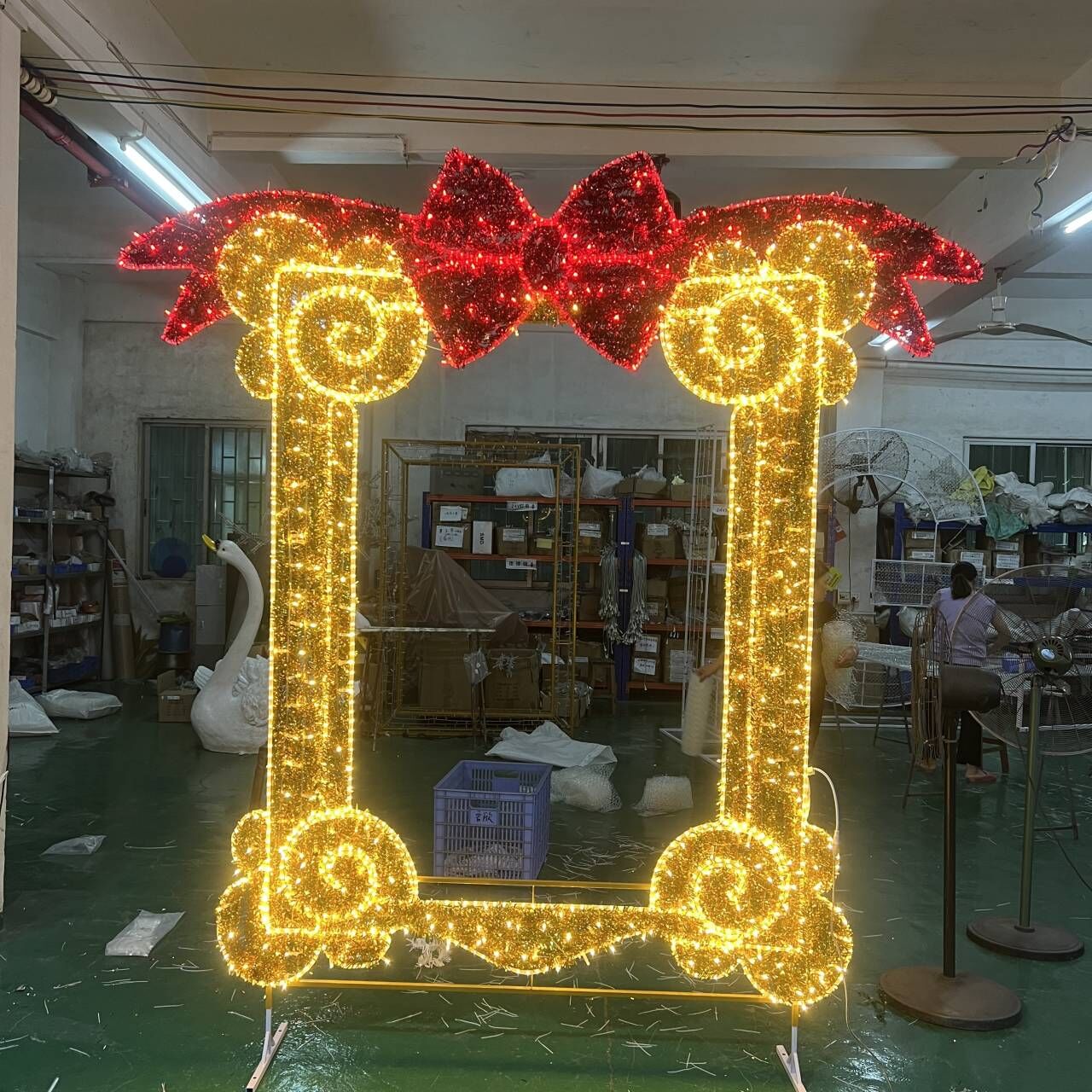 LUCES DE NAVIDADAD Decoration de Noël en plein air LED LED 2D et 3D MOTIF FRAMPS PHOTO MOTIF