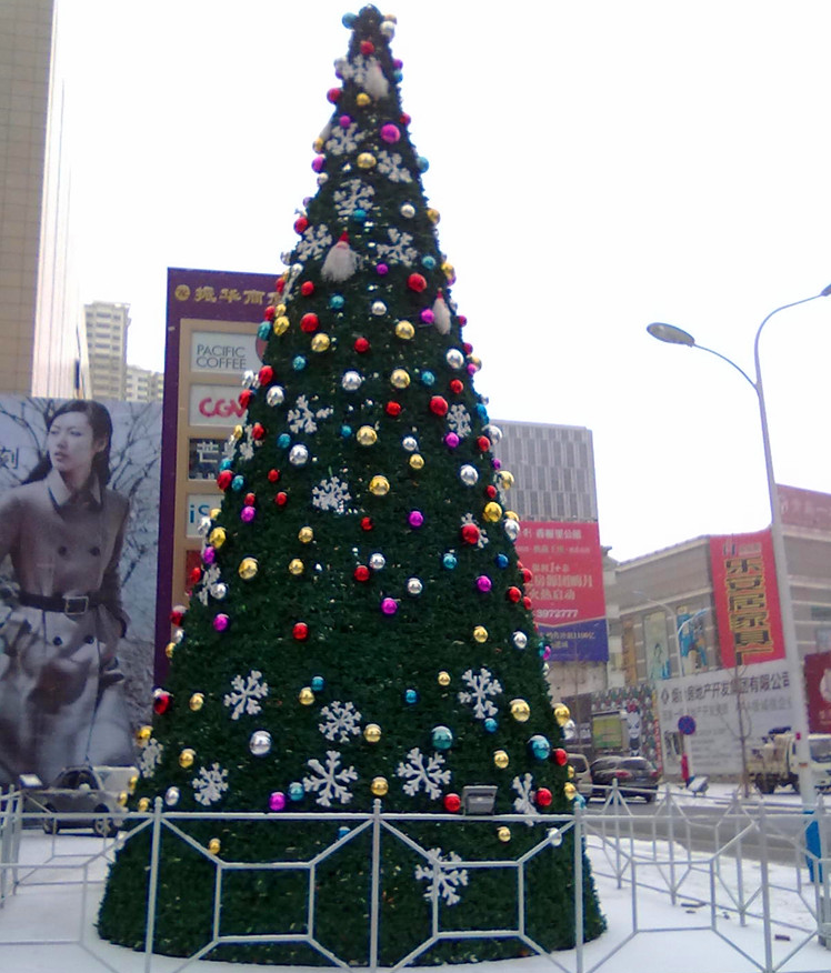 Herbe de tapis de guirlande de guirlandes de filet d'ANIMAL FAMILIER/PVC de haute qualité pour la décoration de motif de Noël