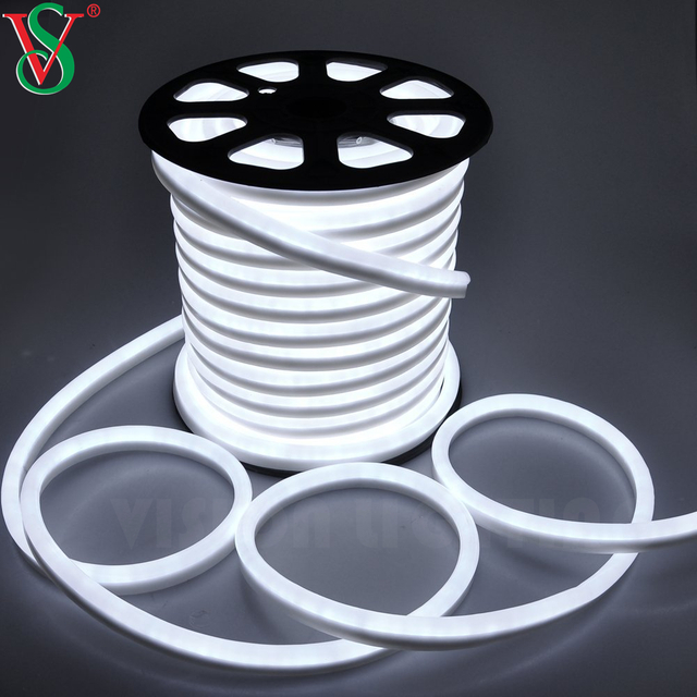 Imperméable 15 * 25 mm / 8 * Bande de lampe flexible 16 mm 24 V / 110V / 220V / LED Flex Lumières pour le montage de mur extérieur