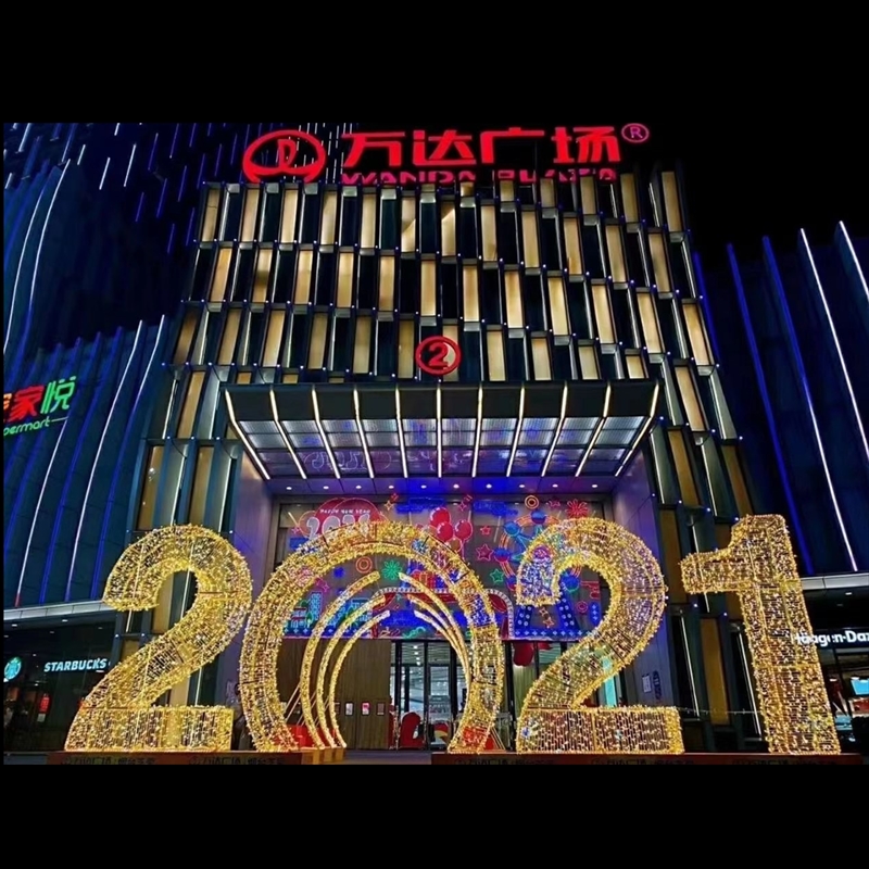 Lumière de motif d'année 3D