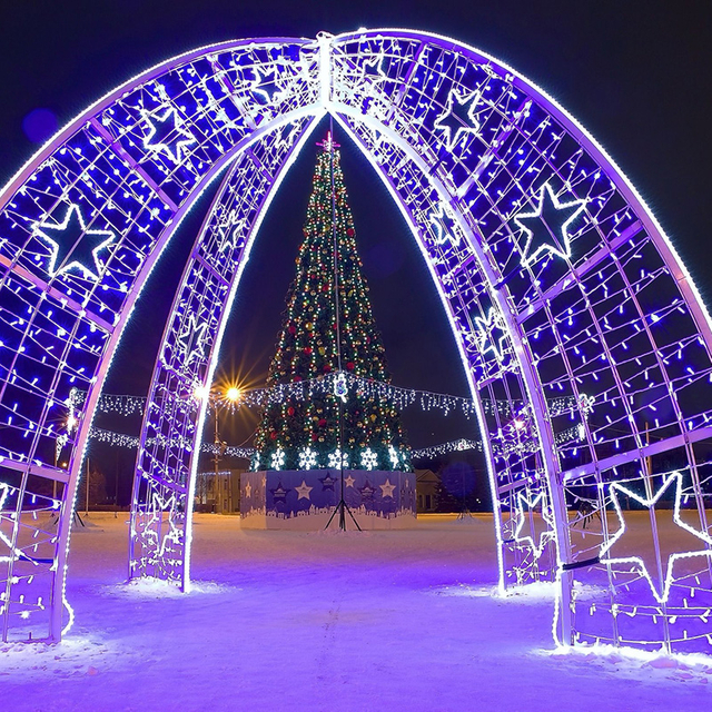 Lumière de motif d'arche 3D