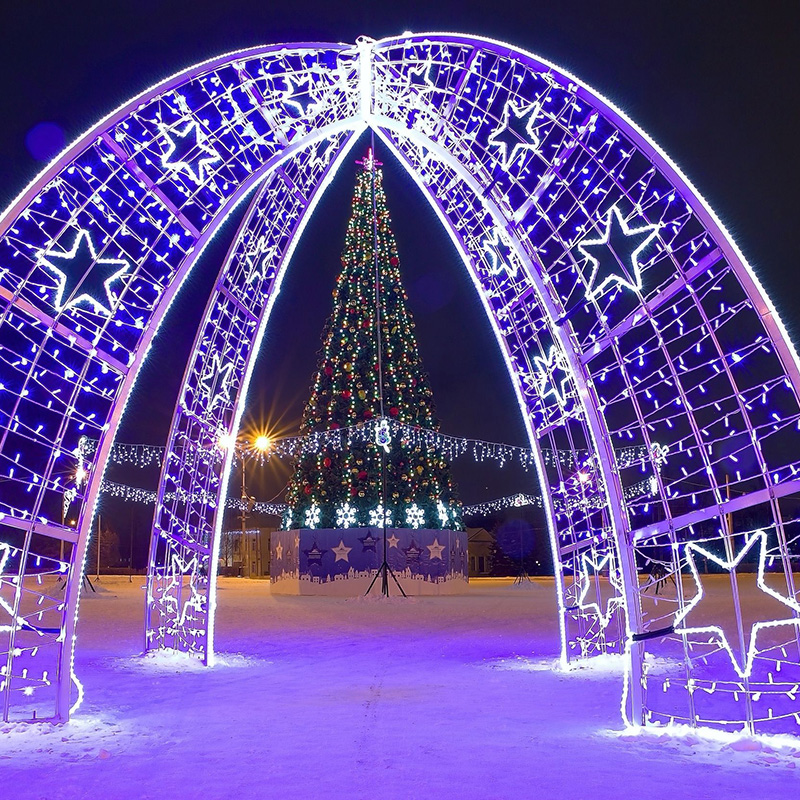 Lumière de motif d'arche 3D