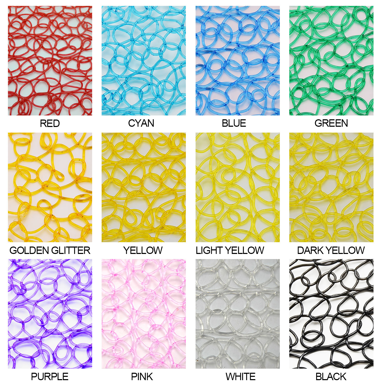 Utilisation en extérieur Résistance aux UV de haute qualité Ventes chaudes Matériel de décoration Filet en maille PVC pour la lumière de Noël