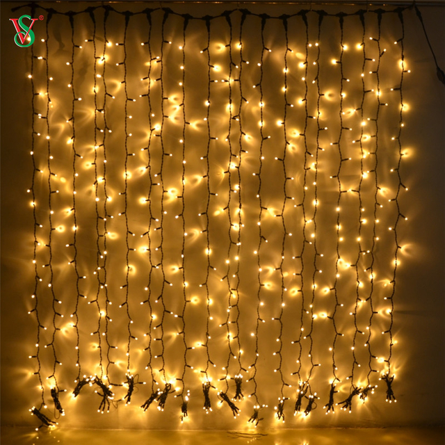 Rideau lumineux à LED pour décoration de patio, bar, restaurant