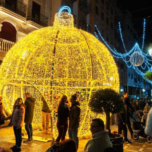 Boule lumineuse géante 3D