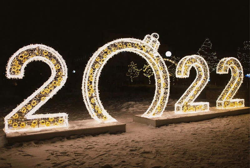Motif lumineux 3D