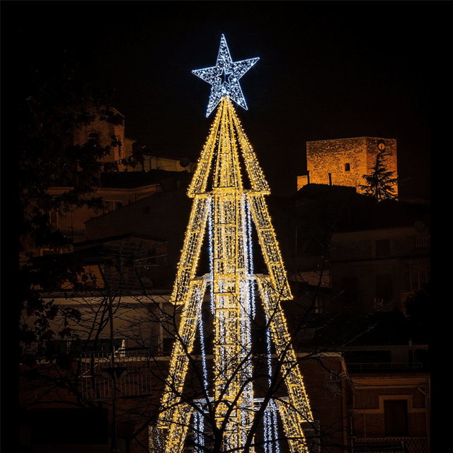 Lumière d'arbre de Noël 3D