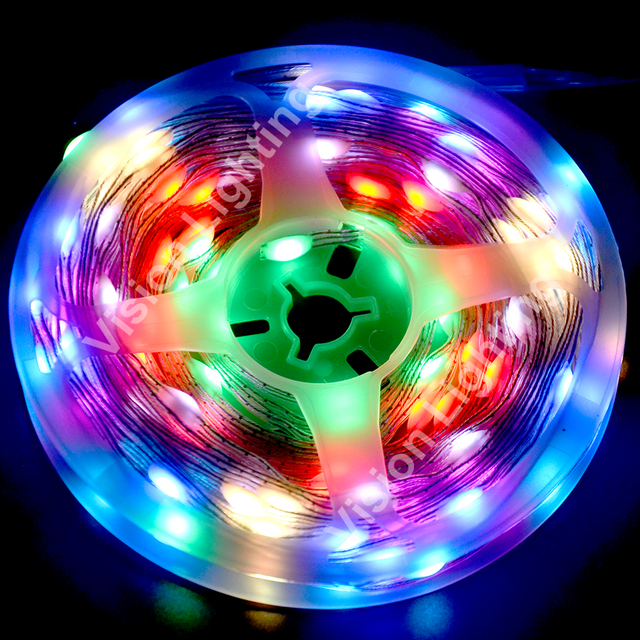 Utilisation de vacances télécommande prise USB fée guirlande décoration d'arbre de noël led rvb bande intelligente guirlandes lumineuses