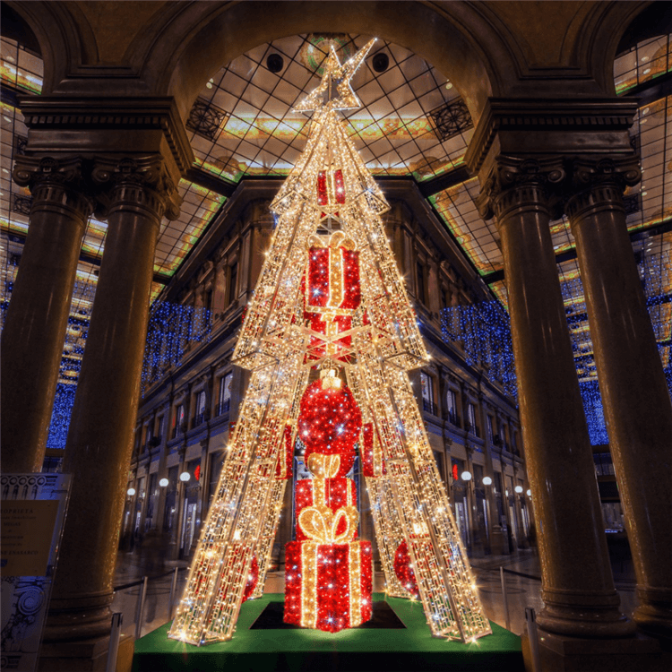 Lumière d'arbre de Noël 3D
