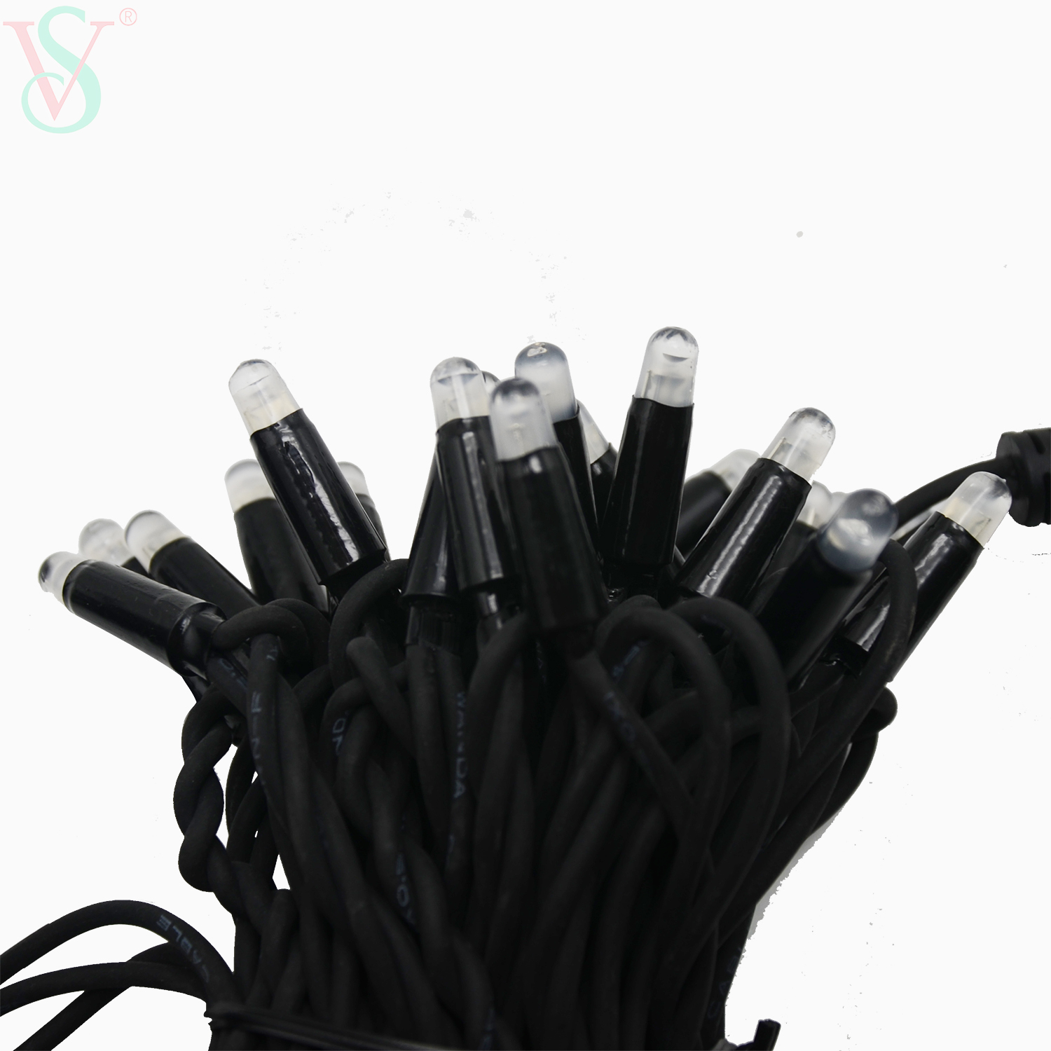 Décoration extérieure programmable IP65 étanche haute qualité led DMX 512 RVB guirlande lumineuse de Noël