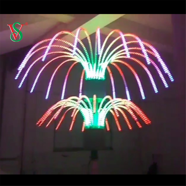 Le changement de couleur a mené des lumières d'arbre de feux d'artifice pour la décoration extérieure de rue