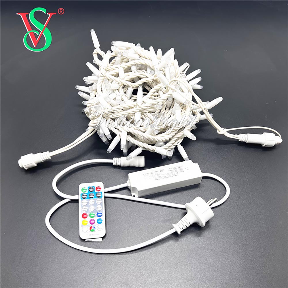 Télécommande LED tactile extérieure étanche de haute qualité led guirlande lumineuse RVB de Noël
