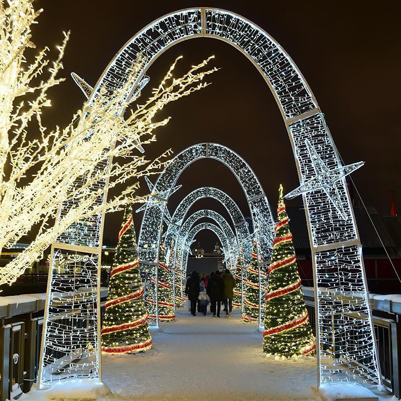 Lumière de motif d'arche 3D