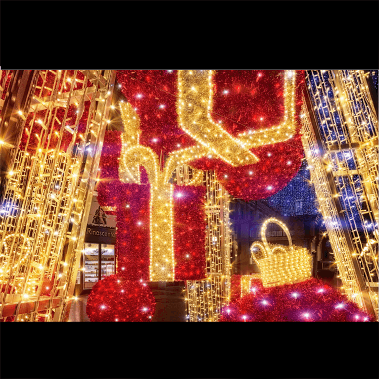 Lumière d'arbre de Noël 3D