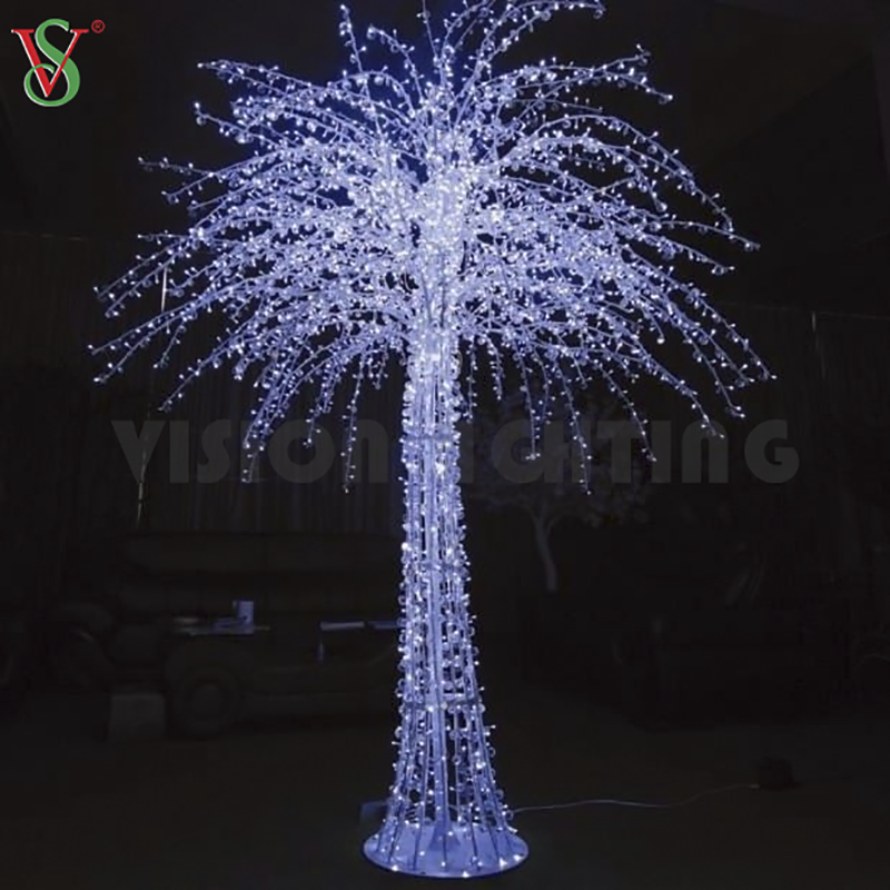 Lumière de noël décorative blanche, brindille, motif 3D, branche d'arbre avec guirlande Led